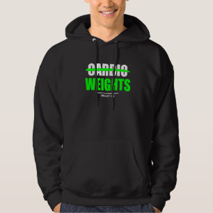 Keine Cardio Weights Gym Fitness Workout-Bodybuild Hoodie
