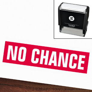 Keine Chance lustig Permastempel