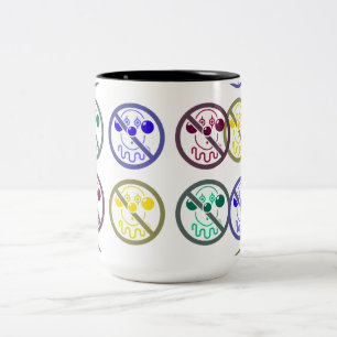 Keine Clowns - Tutti Frutti Zweifarbige Tasse