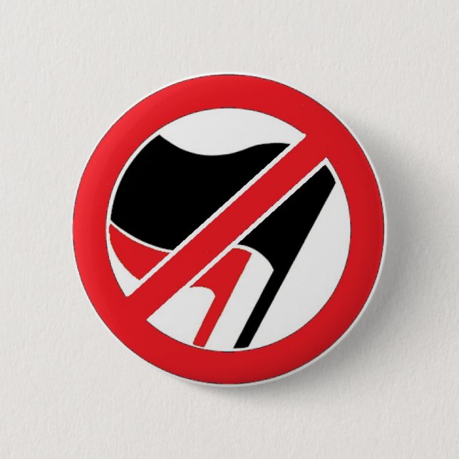 Keine Commies! Button (Vorderseite)