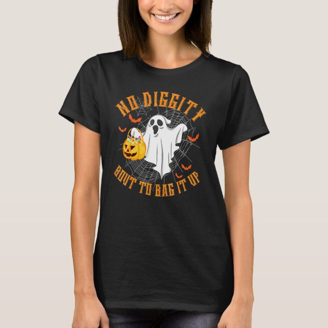 Keine Diggity, wird zum Einpacken Süßer Geist Hall T-Shirt (Vorderseite)