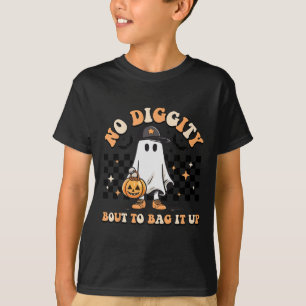 Keine Diggy Bout, um es Niedliches Ghost-Halloween T-Shirt