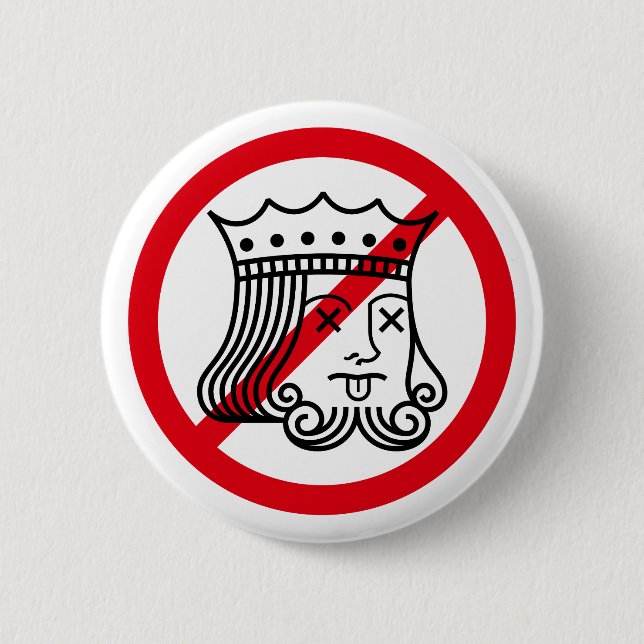 KEINE DINGE - Trump Protest Button (Vorderseite)