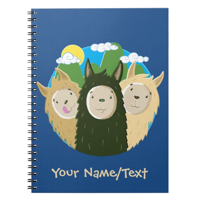 Keine Drama-Lama-Brüder Notizblock (Vorderseite)