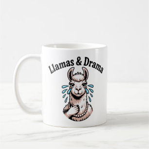 Keine Drama Lama Lustige Freche Sonnenbrille Kaffeetasse