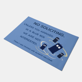 Keine Einholung von Polizeiposten Fußmatte