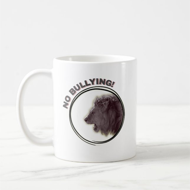 Keine Einschüchterung - erhebt eure Stimme! Kaffeetasse (Links)