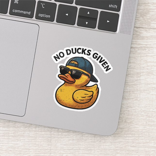Keine Enten gegeben Aufkleber (Detail)