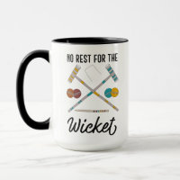 Keine Erholung für das Wicket Funny Croquet Themed