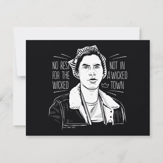 Keine Erholung für die Wackeln Mitteilungskarte (Vorderseite)