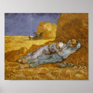 Keine Erholung von Arbeit (Millet) Van Gogh Fine A Poster