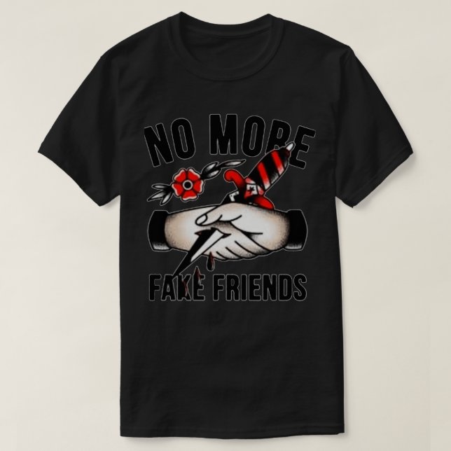 KEINE FAKE-FREUNDE T-Shirt (Design vorne)