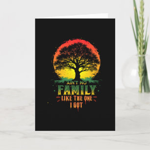 Keine Familie ist wie die, die ich habe, passende  Karte
