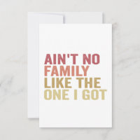 Keine Familie wie die, die ich Got Familie Wieders