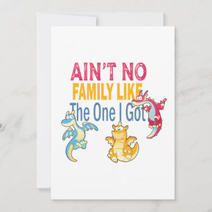 Keine Familie wie die, die ich Got habe Dankeskarte