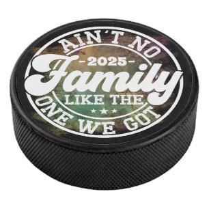 Keine Familie wie Spaß Spaß Geburtstagsparty Cool Eishockey Puck