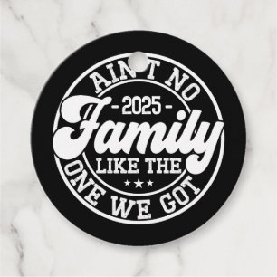 Keine Familie wie Spaß Spaß Geburtstagsparty Cool Geschenkanhänger