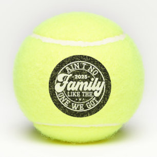 Keine Familie wie Spaß Spaß Geburtstagsparty Cool Tennisbälle