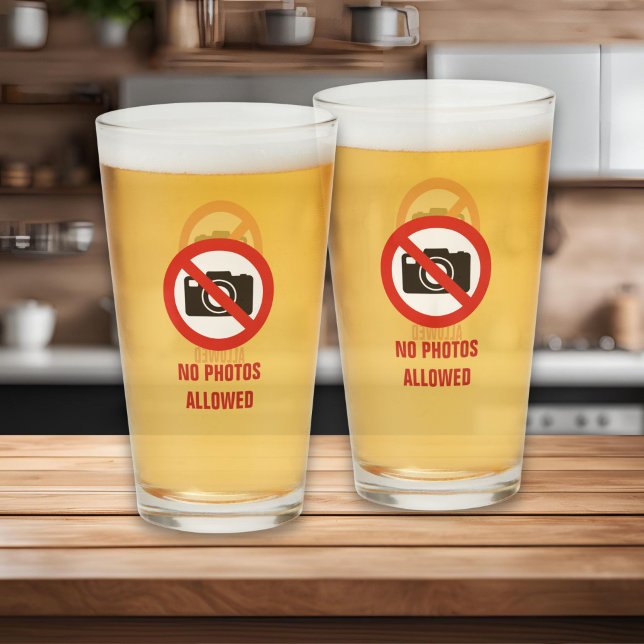 Keine Fotos erlaubt Glas (Von Creator hochgeladen)