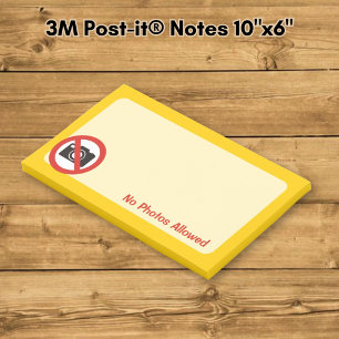 Keine Fotos erlaubt Post-it Klebezettel