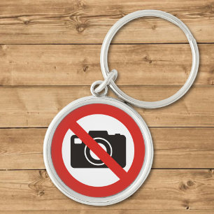 Keine Fotos erlaubt Schlüsselanhänger