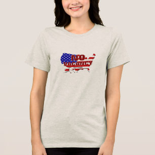 Keine Freizeit - Sichern Sie die Grenze Tri-Blend Shirt