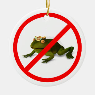 Keine Frösche mehr! Keramikornament
