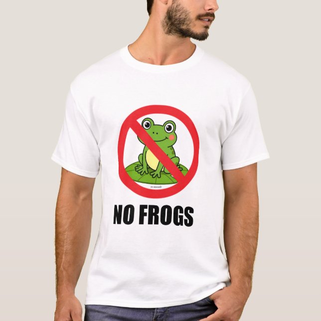 KEINE FRÖSCHE T-Shirt (Vorderseite)