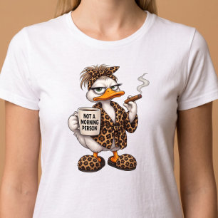 Keine Frühaufsteherin Lustige Ente T-Shirt