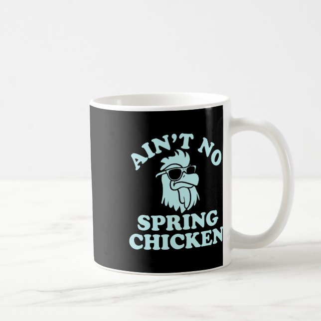 Keine Frühlingsküken Lustiges Design  Kaffeetasse (Rechts)