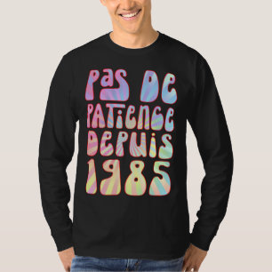 Keine Geduld Seit 1985 38 Jahre Geburtstag Retro T-Shirt