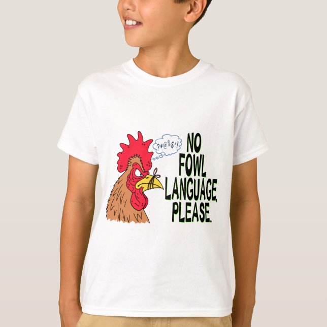 Keine Geflügelsprache T-Shirt (Vorderseite)
