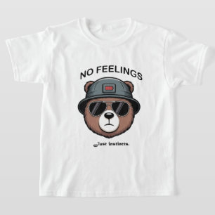 Keine Gefühle, nur Instinkte - robuster Bär Graphi T-Shirt