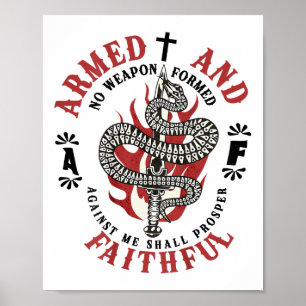 Keine gegen mich geschaffene Waffe soll Prosper Ch Poster