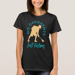 Keine Gegner nur Opfer Lacrosse Play T-Shirt