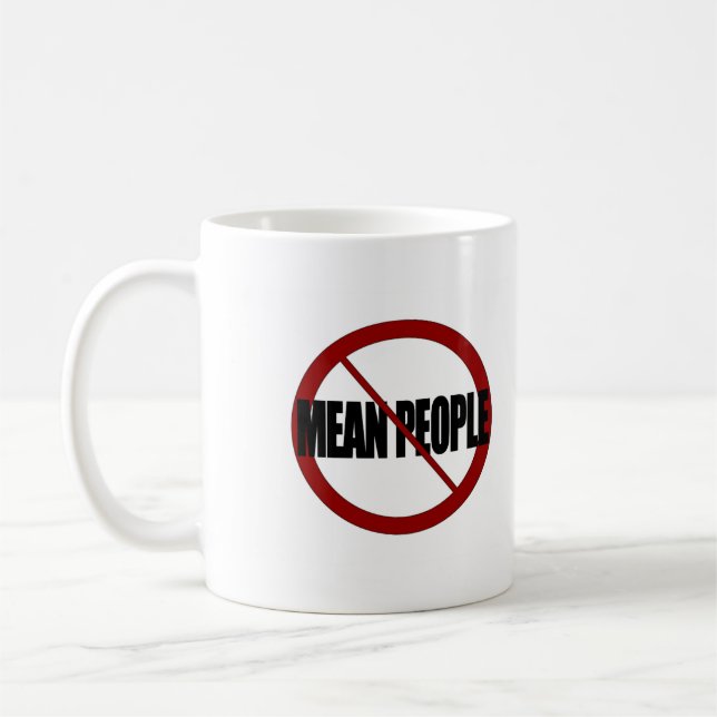 Keine gemeinen Leute Kaffeetasse (Links)