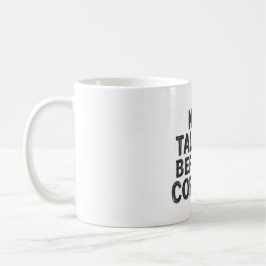 Keine Gespräche vor dem Kaffeebecher Kaffeetasse