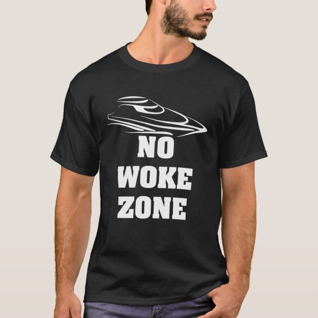Keine Geweckt Zone Anti-Demokrat Liberal Linke Pro T-Shirt (Vorderseite)