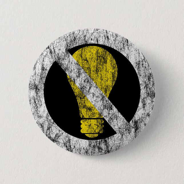 keine Glühbirnen Button (Vorderseite)