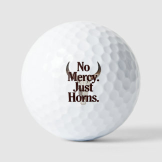 Keine Gnade, nur Hörner Longhorn-Schädel Brutaler Golfball