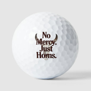 Keine Gnade, nur Hörner Longhorn-Schädel Brutaler Golfball