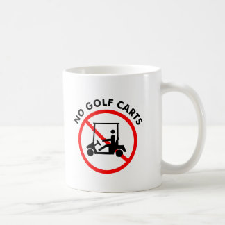 Keine Golf-Wagen-Tasse Kaffeetasse