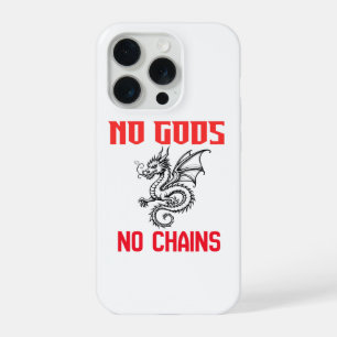 Keine Götter Keine Ketten Drachen Illustration iPh iPhone 15 Pro Hülle