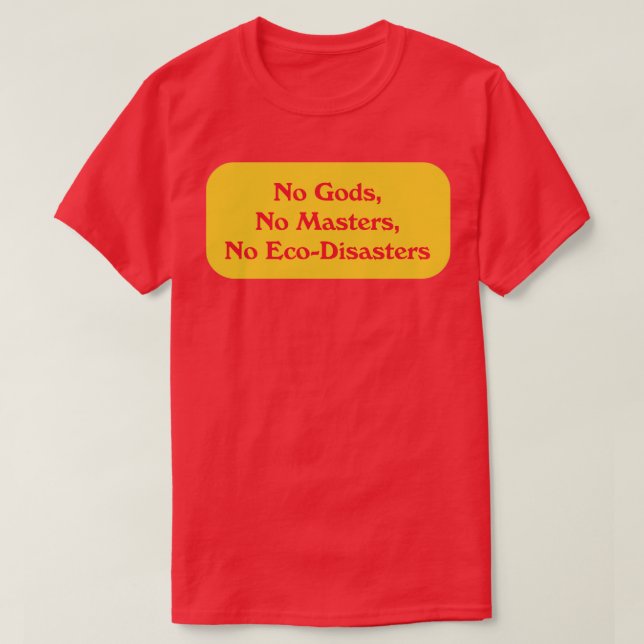 Keine Götter keine Meister T-Shirt (Design vorne)