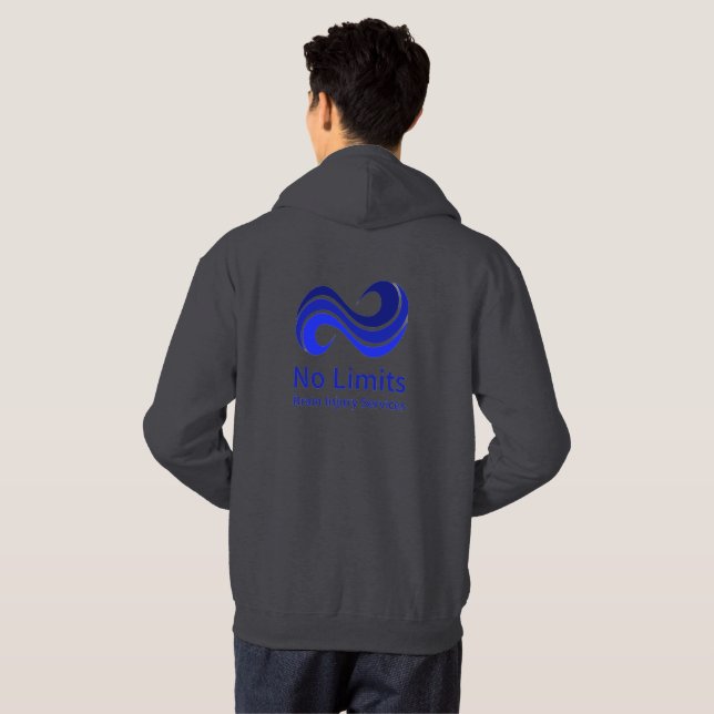 Keine Grenzen BIS Hooded Sweatshirt (Schwarz voll)