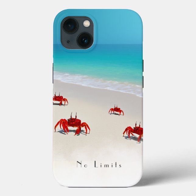 Keine Grenzen — iPhone 13 Krabben, Tough Case 4 (Rückseite)