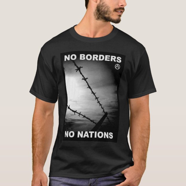 keine Grenzen kein Nations-T - Shirt (Vorderseite)