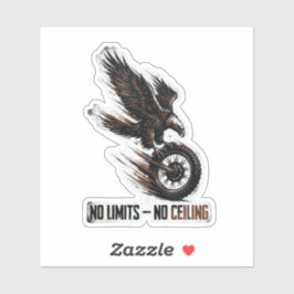 Keine Grenzen Keine Decke Eagle Motorrad Aufkleber