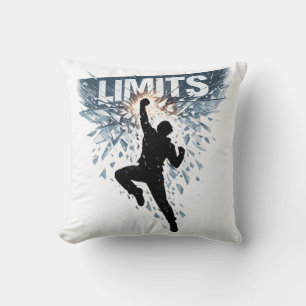 Keine Grenzen Motivation Design Kissen