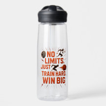 Keine Grenzen Sport Wasser Flasche Zug schwer